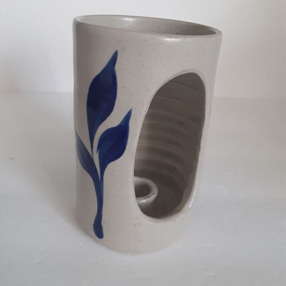 Williamsburg Pottery Hanging Candle Holder Stoneware Salt Glaze